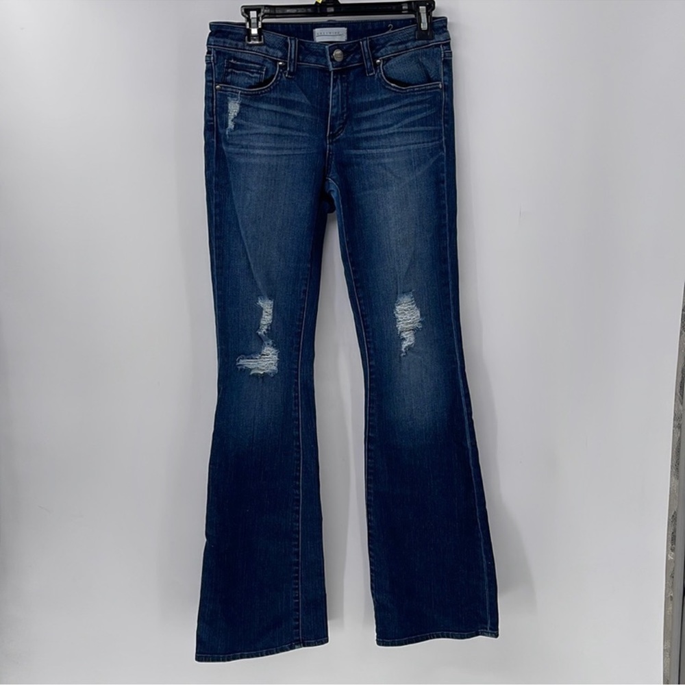 GREYWIRE New York Waverly flare jeans distressed size 27